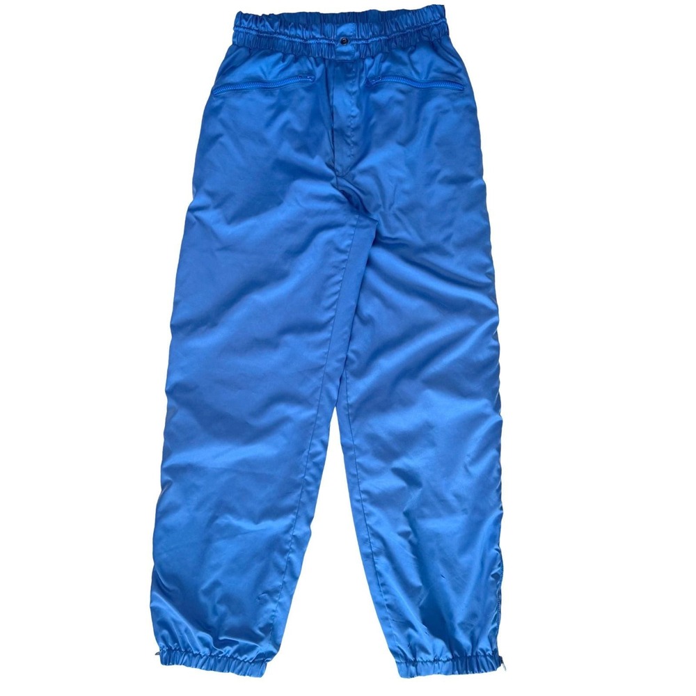 Vintage 90's Anoralp France Ski‎ Pants Blue Elastic Waist Gorpcore Mens Small